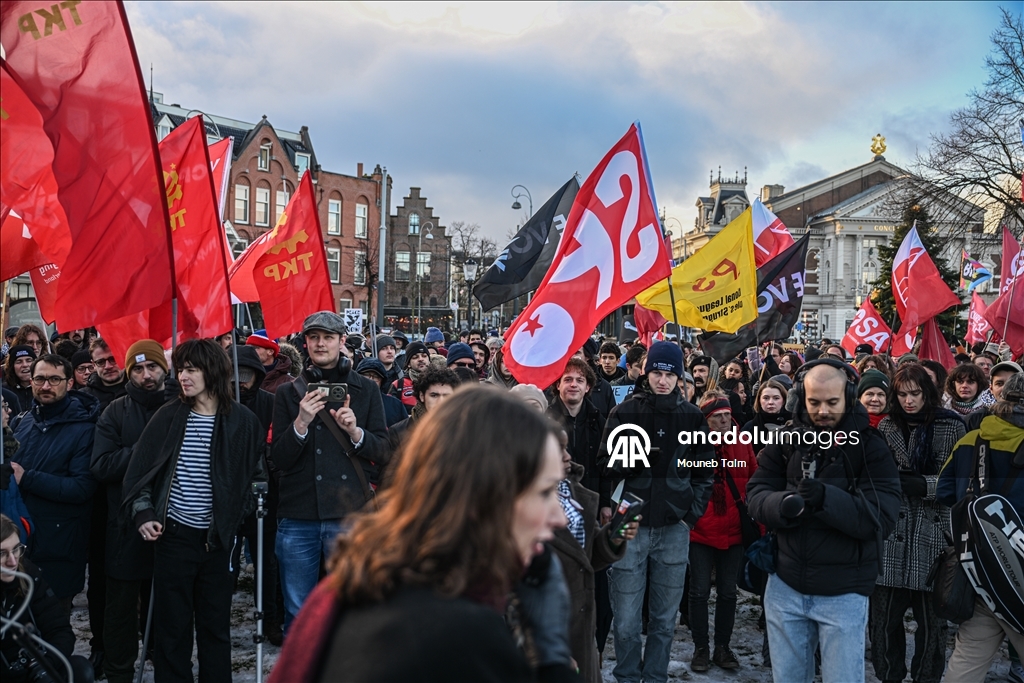 В Нидерландах прошла акция протеста против атак США в Венесуэле