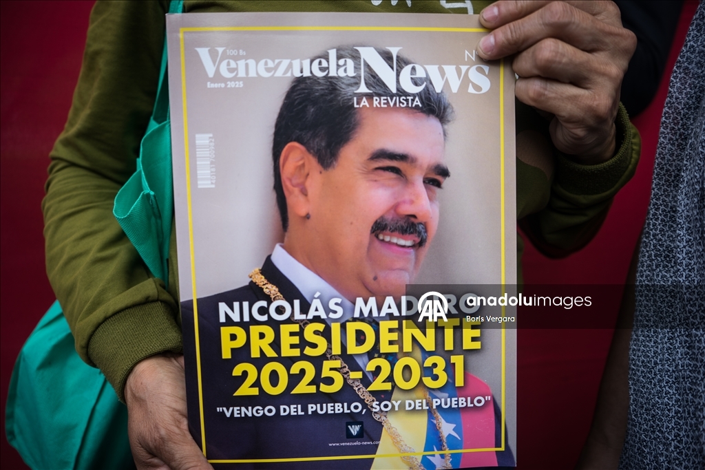 Demonstration held in Caracas amid political developments in Venezuela 