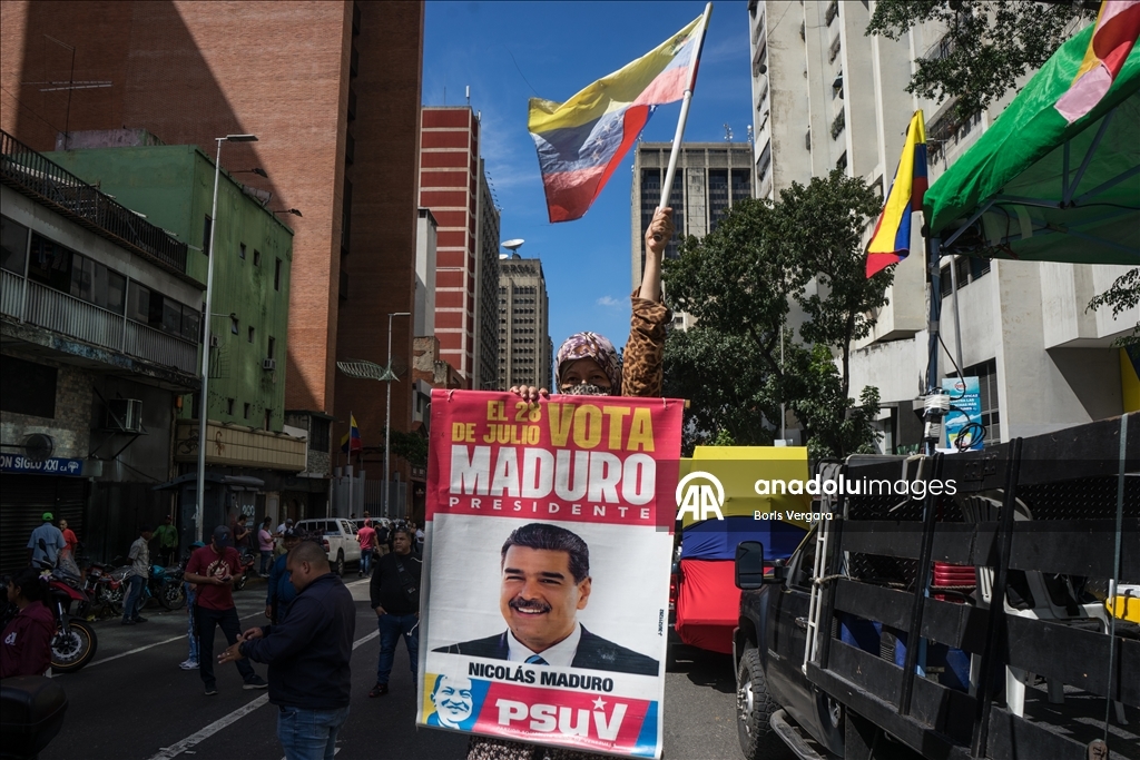 Demonstration held in Caracas amid political developments in Venezuela 