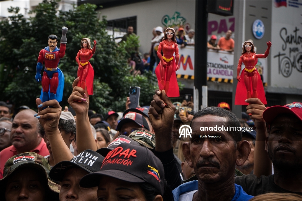 Demonstration held in Caracas amid political developments in Venezuela 