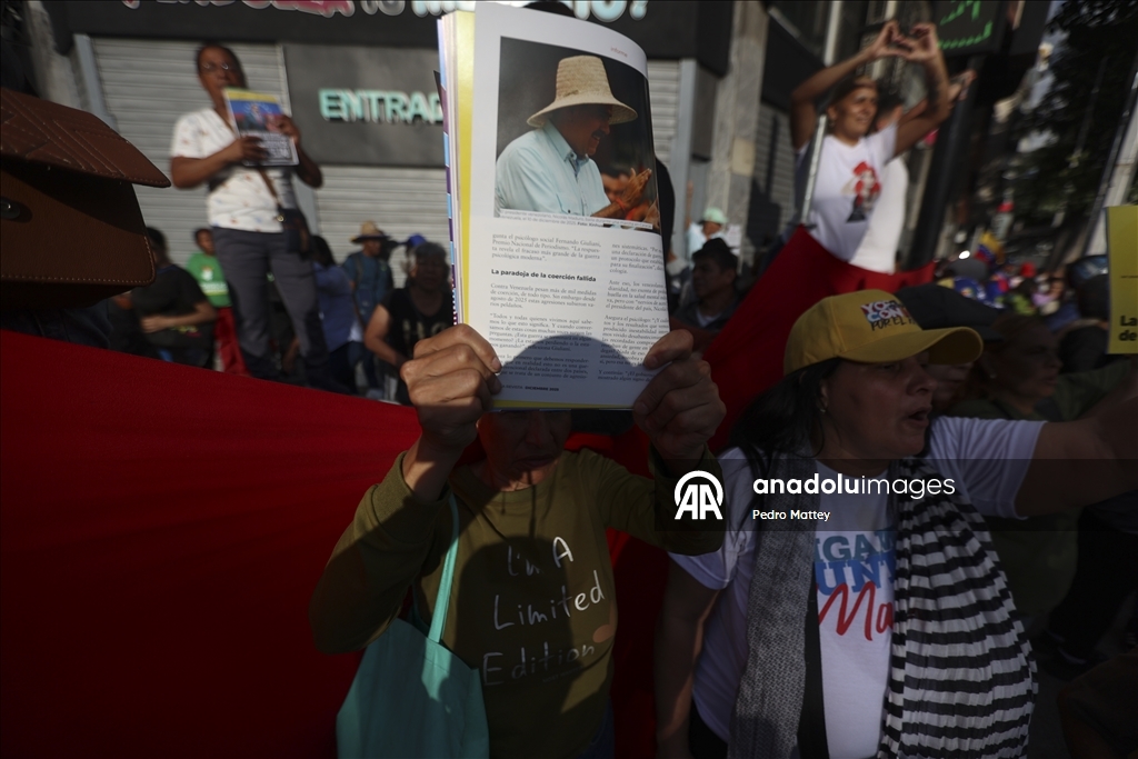 Жители Каракаса протестуют против захвата военными США президента Венесуэлы