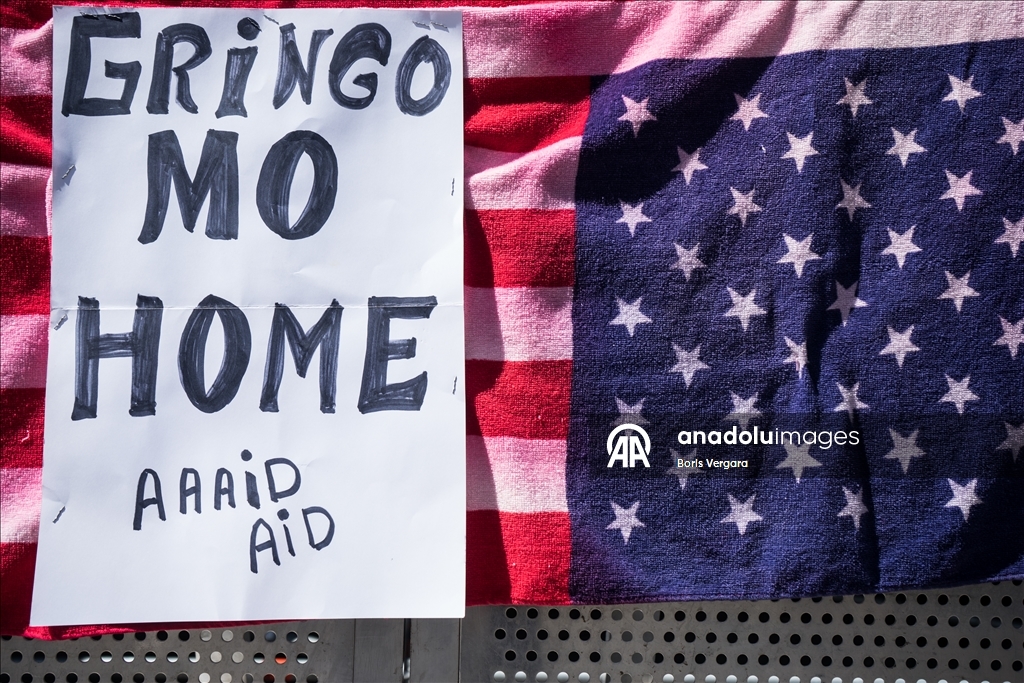 Demonstration held in Caracas amid political developments in Venezuela 