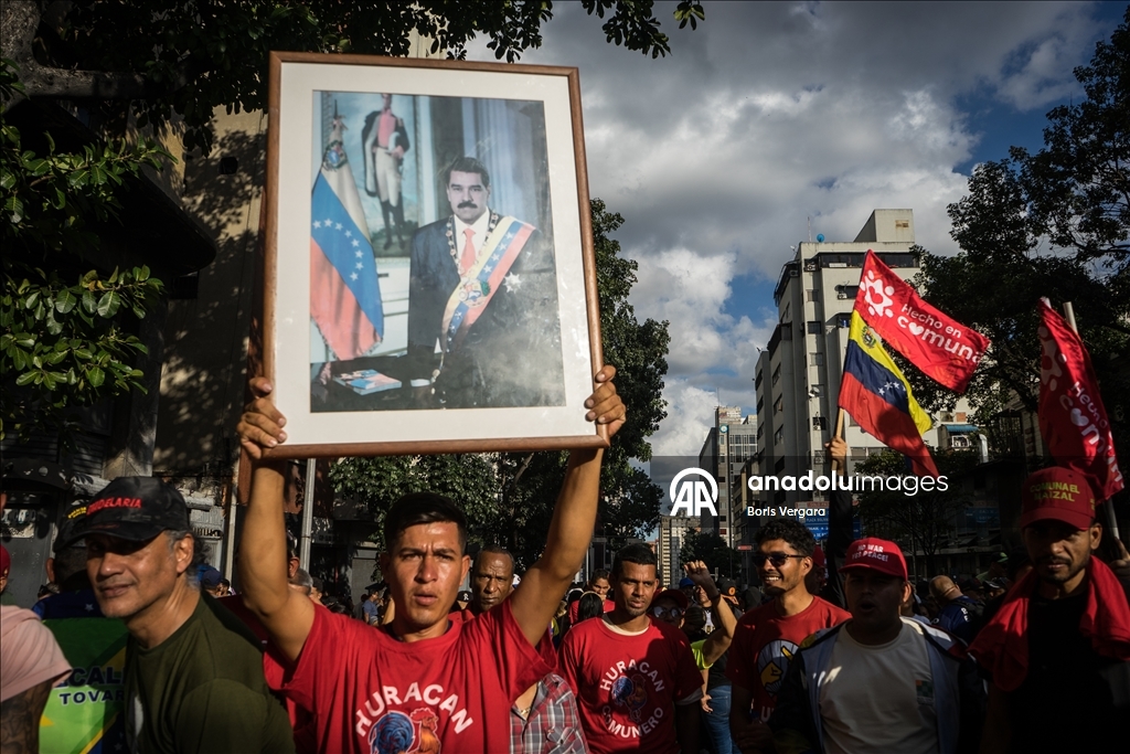 Demonstration held in Caracas amid political developments in Venezuela 