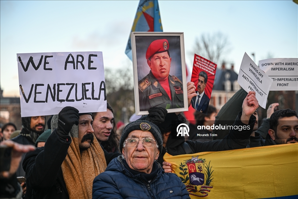 В Нидерландах прошла акция протеста против атак США в Венесуэле