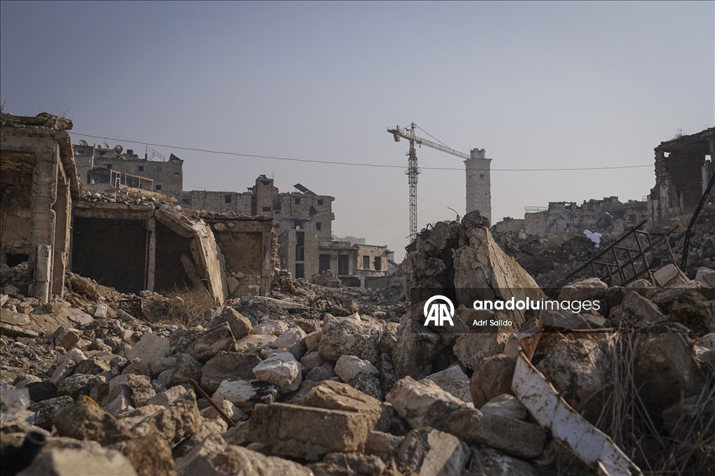 Сирийский Алеппо хранит следы войны