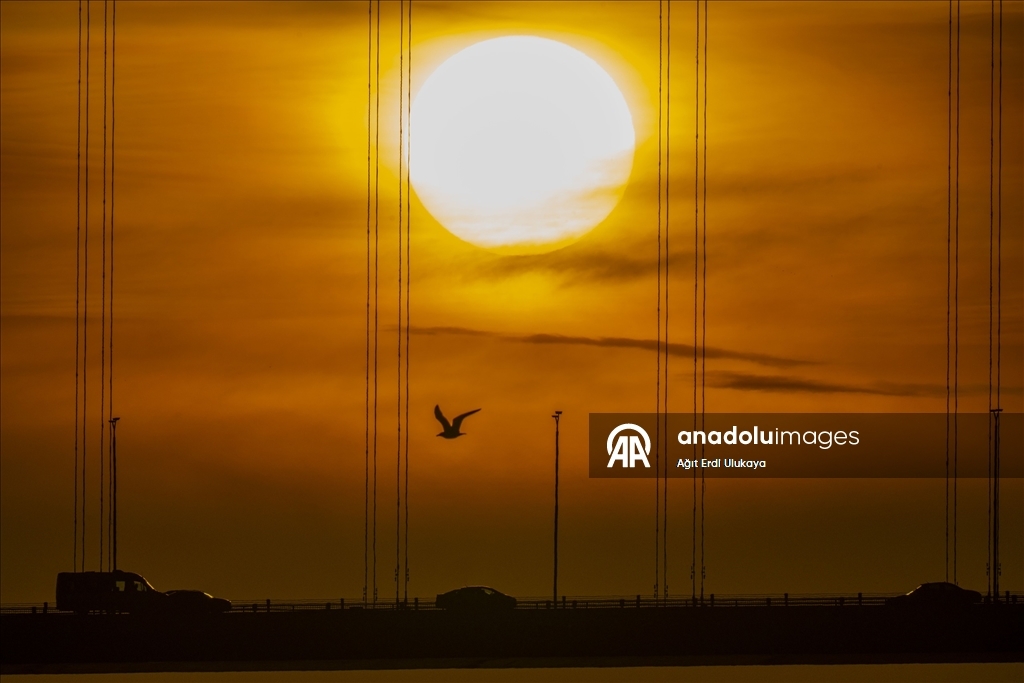 İstanbul'da gün batımı