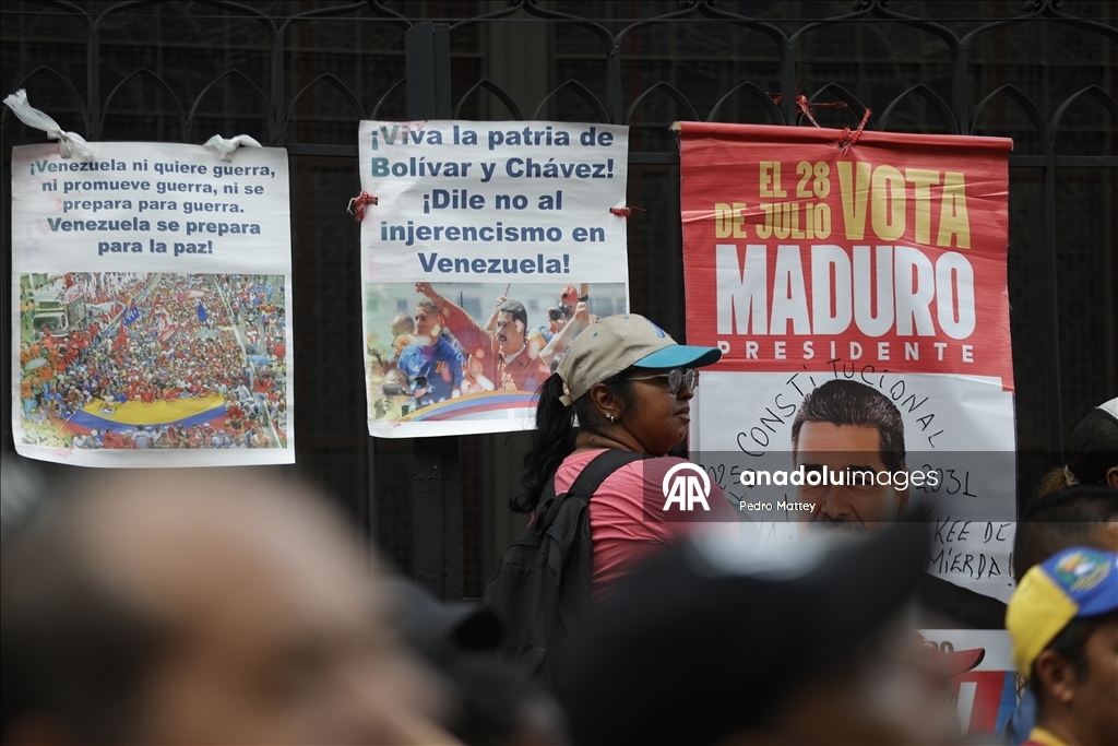 Жители Каракаса протестуют против захвата военными США президента Венесуэлы