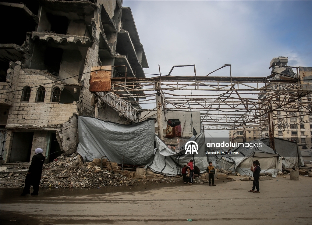 Gazze'deki yetersiz barınma koşulları