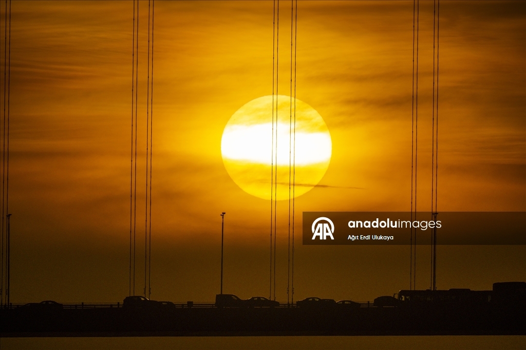 İstanbul'da gün batımı