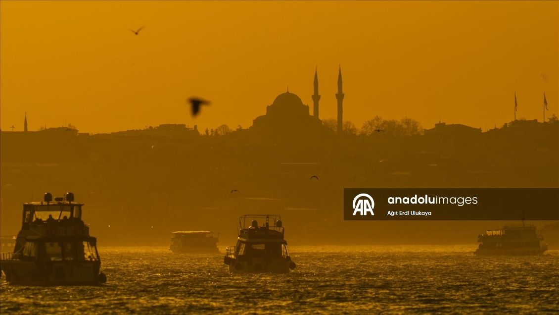İstanbul'da gün batımı