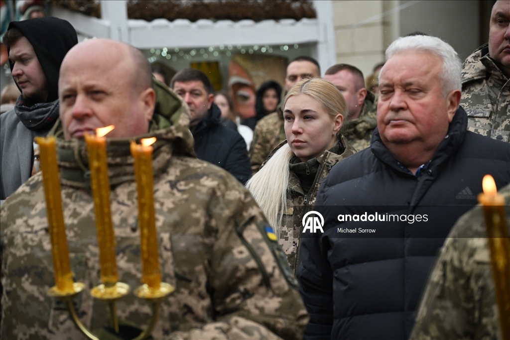 Во Львове прошло освящение воды на Богоявление