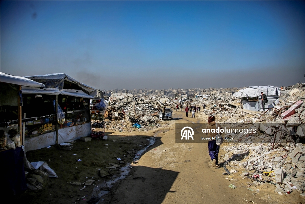 İsrail’in harabeye çevirdiği Cibaliye'de günlük yaşam