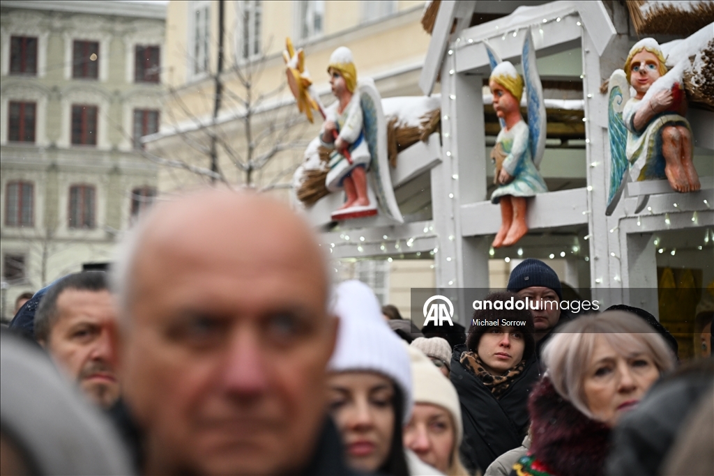 Во Львове прошло освящение воды на Богоявление