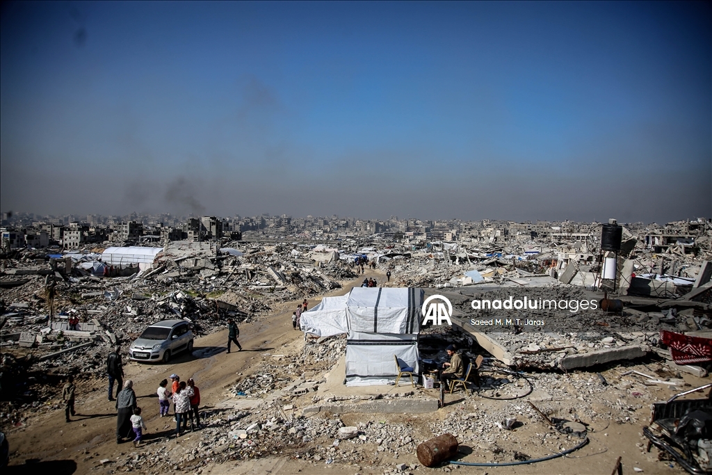 İsrail’in harabeye çevirdiği Cibaliye'de günlük yaşam