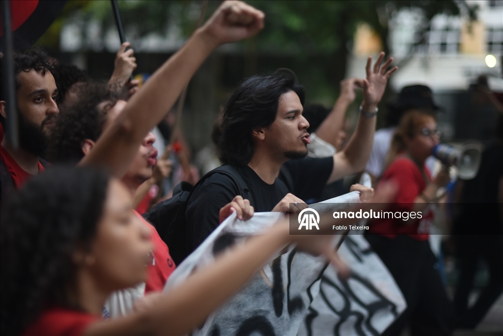 Brezilya'da ABD'nin Venezuela'ya askeri müdahalesi protesto edildi 