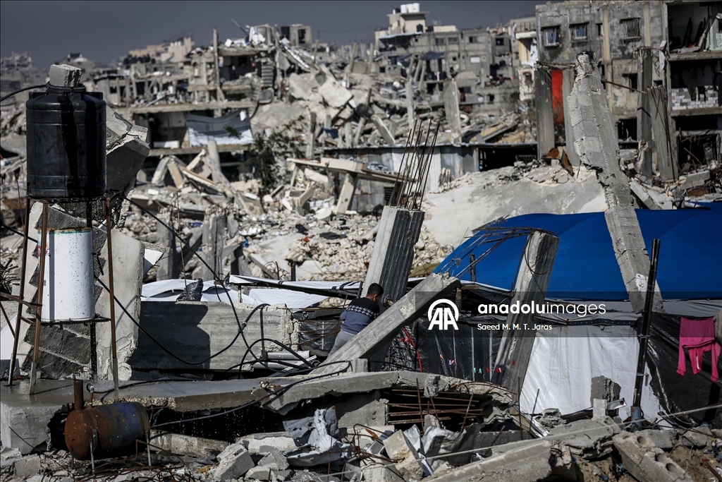 İsrail’in harabeye çevirdiği Cibaliye'de günlük yaşam