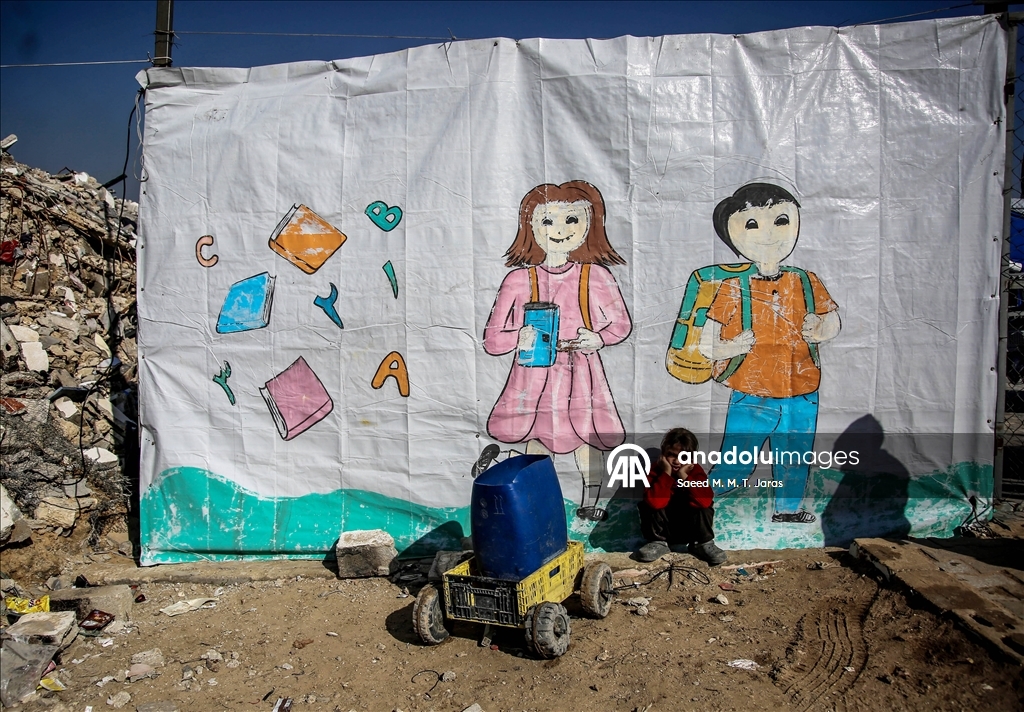 İsrail’in harabeye çevirdiği Cibaliye'de günlük yaşam