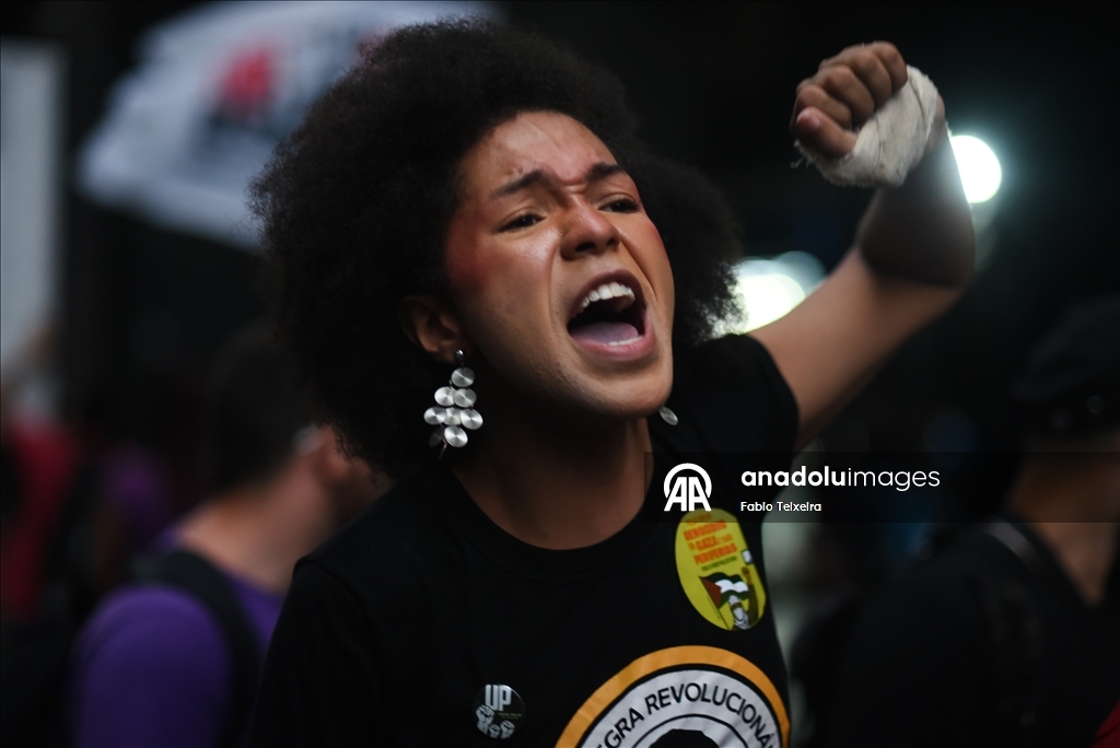 Brezilya'da ABD'nin Venezuela'ya askeri müdahalesi protesto edildi 