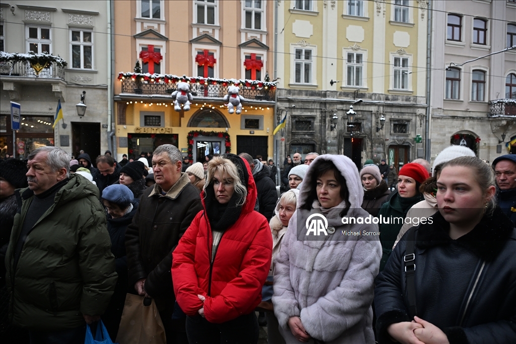 Во Львове прошло освящение воды на Богоявление