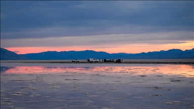 ABD'deki Death Valley National Park'ta gün batımı