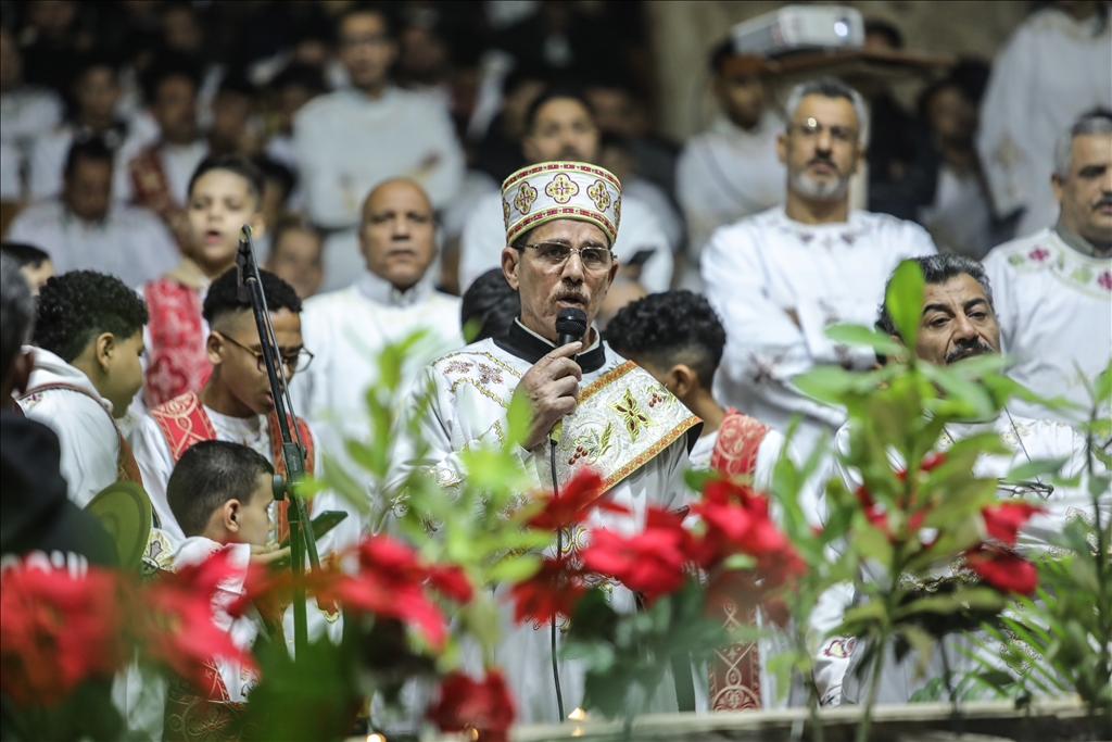 قداس عيد الميلاد في دير القديس سمعان الخراز