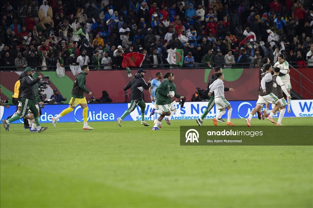 جماهير مغربية تشارك الجزائريين فرحة التأهل لربع نهائي كأس إفريقيا