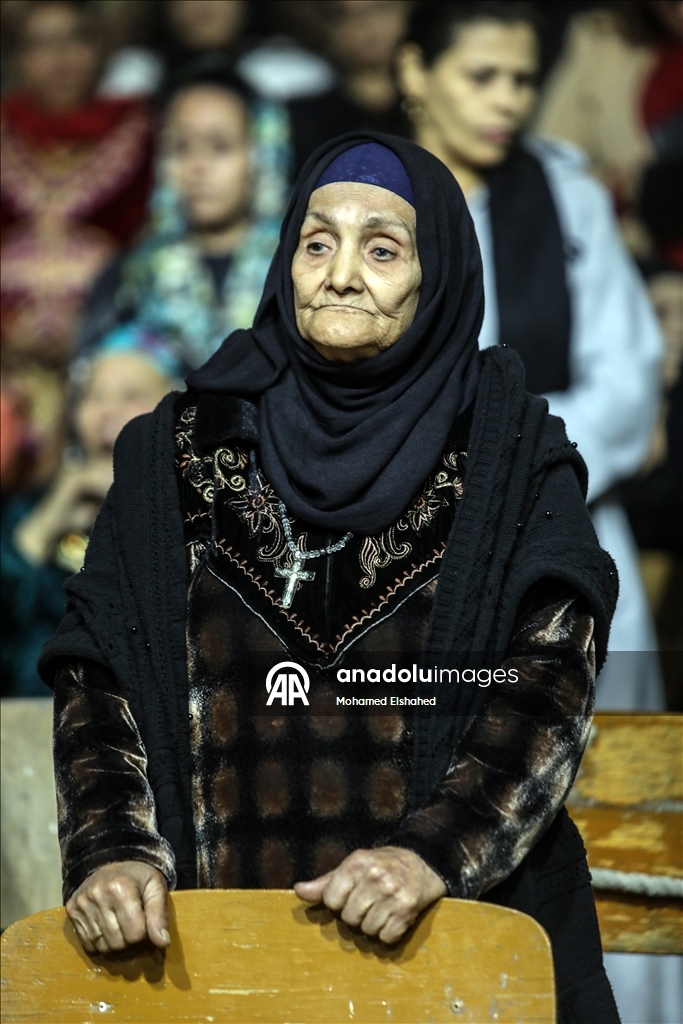 قداس عيد الميلاد في دير القديس سمعان الخراز