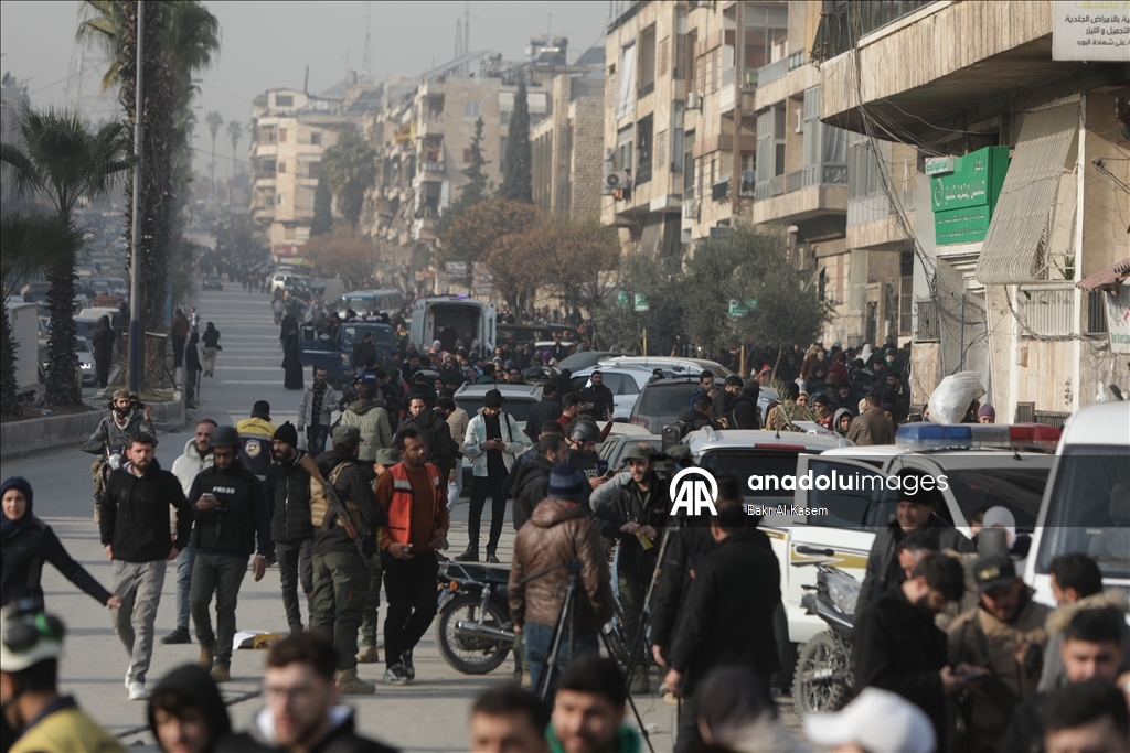 Civilians are evacuated after clashes in Aleppo