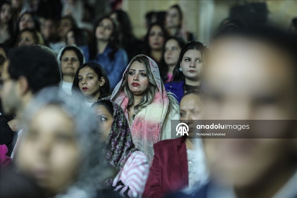 قداس عيد الميلاد في دير القديس سمعان الخراز