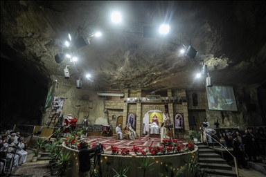 قداس عيد الميلاد في دير القديس سمعان الخراز