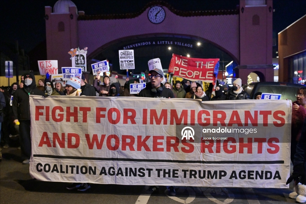 ICE polisi tarafından öldürülen ABD vatandaşı için Chicago’da anma etkinliği düzenlendi