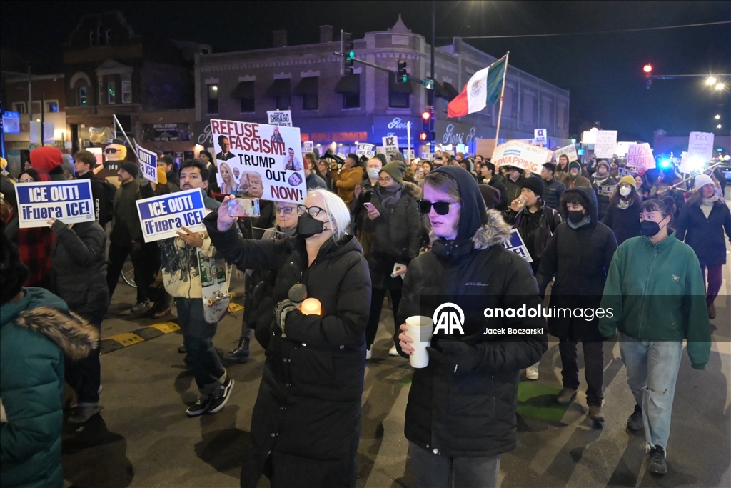 ICE polisi tarafından öldürülen ABD vatandaşı için Chicago’da anma etkinliği düzenlendi
