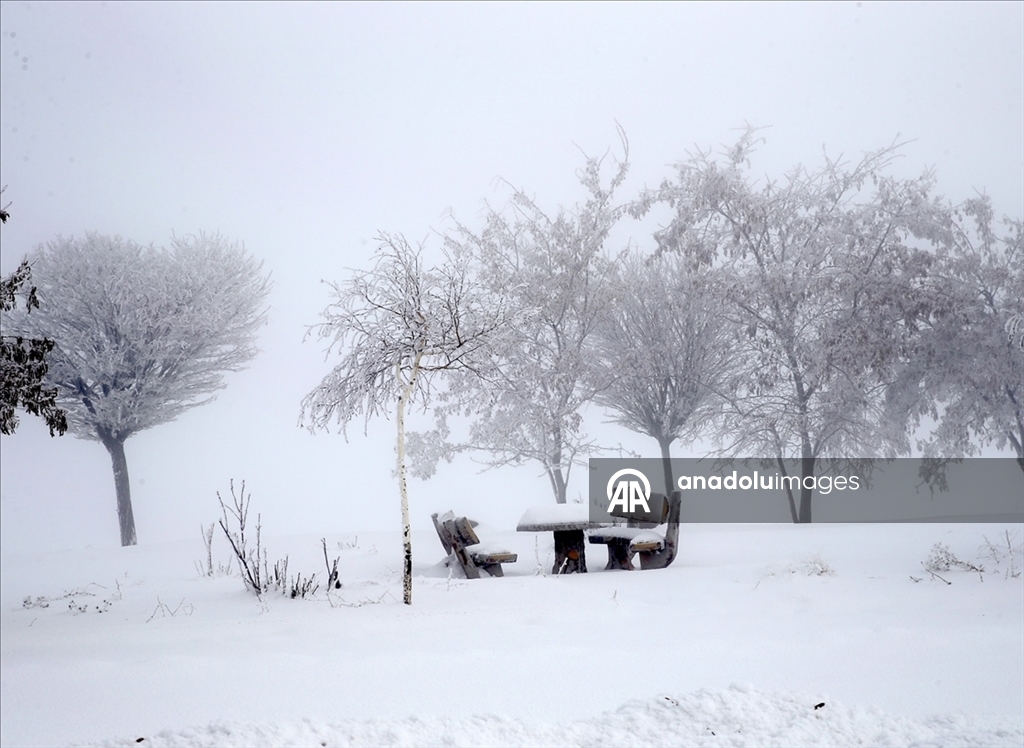 В многих регионах Турции наблюдается снег и холодная погода 14
