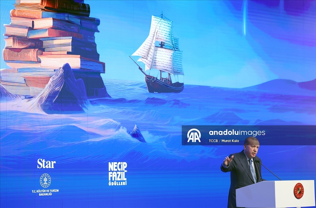Cumhurbaşkanı Erdoğan, 12. Necip Fazıl Ödülleri Töreni'nde konuştu
