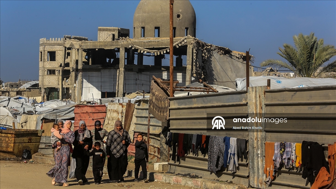 Han Yunus'ta yıkımın gölgesinde günlük yaşam