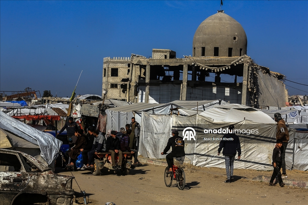 Han Yunus'ta yıkımın gölgesinde günlük yaşam