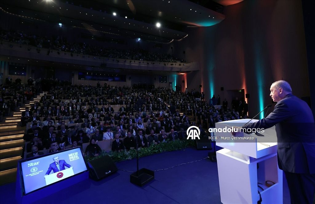 Cumhurbaşkanı Erdoğan, 12. Necip Fazıl Ödülleri Töreni'nde konuştu