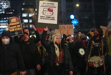 В Нью-Йорке прошла акция протеста против операции ICE в Миннеаполисе