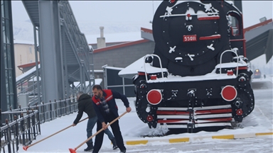 Kars'ta kar yağışı