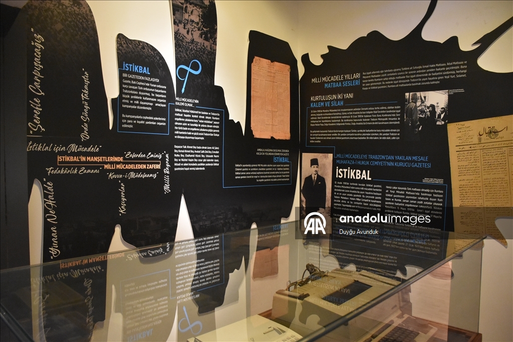 Trabzon'un basın hafızası bu müzede sergileniyor
