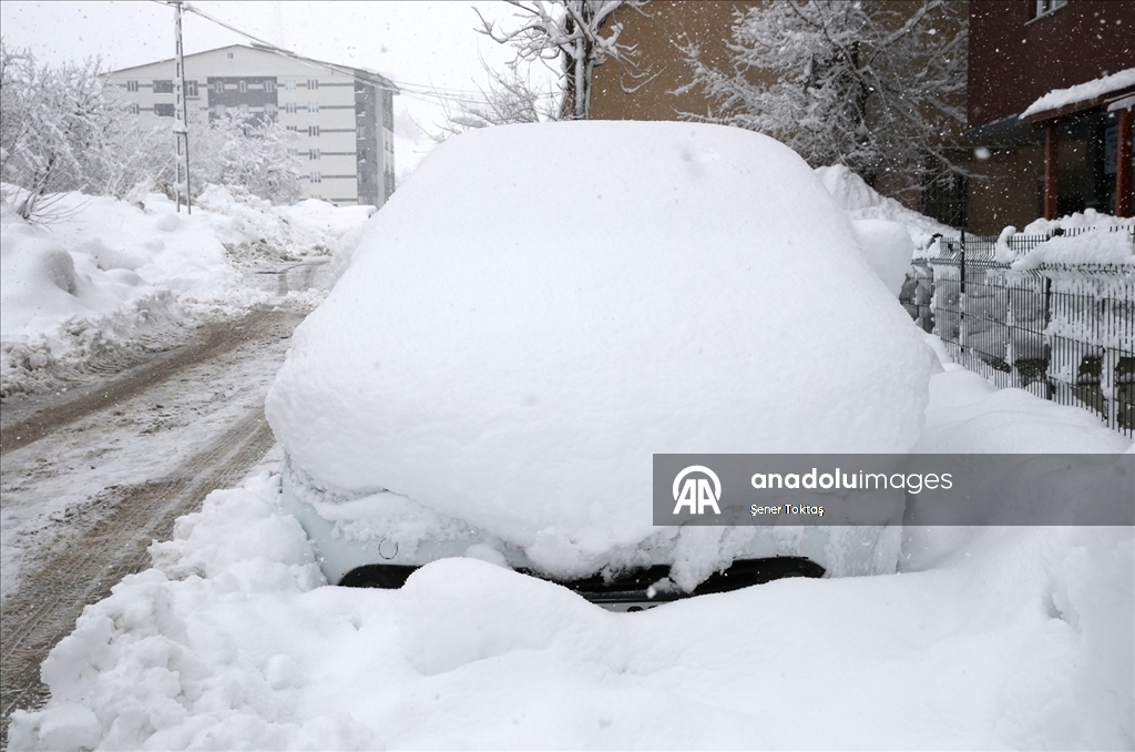 Bitlis'te kar yağışı