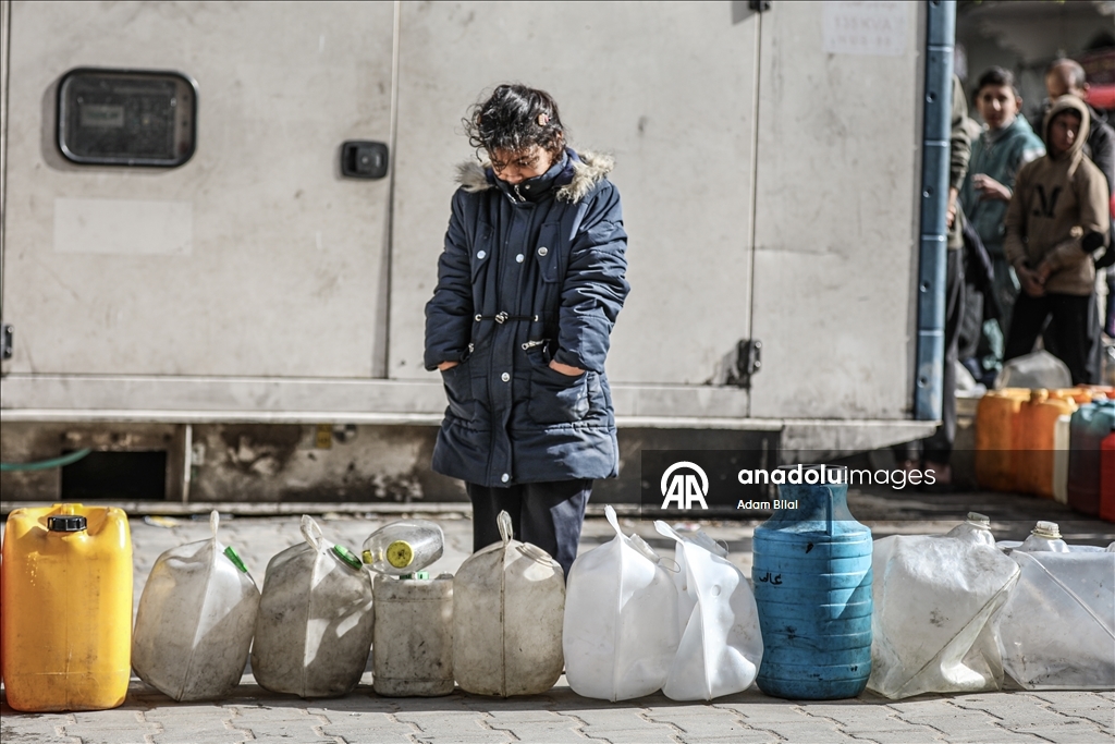 Gazze'de temiz su krizi devam ediyor