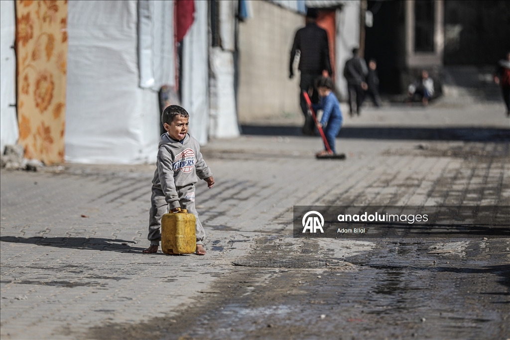 Gazze'de temiz su krizi devam ediyor