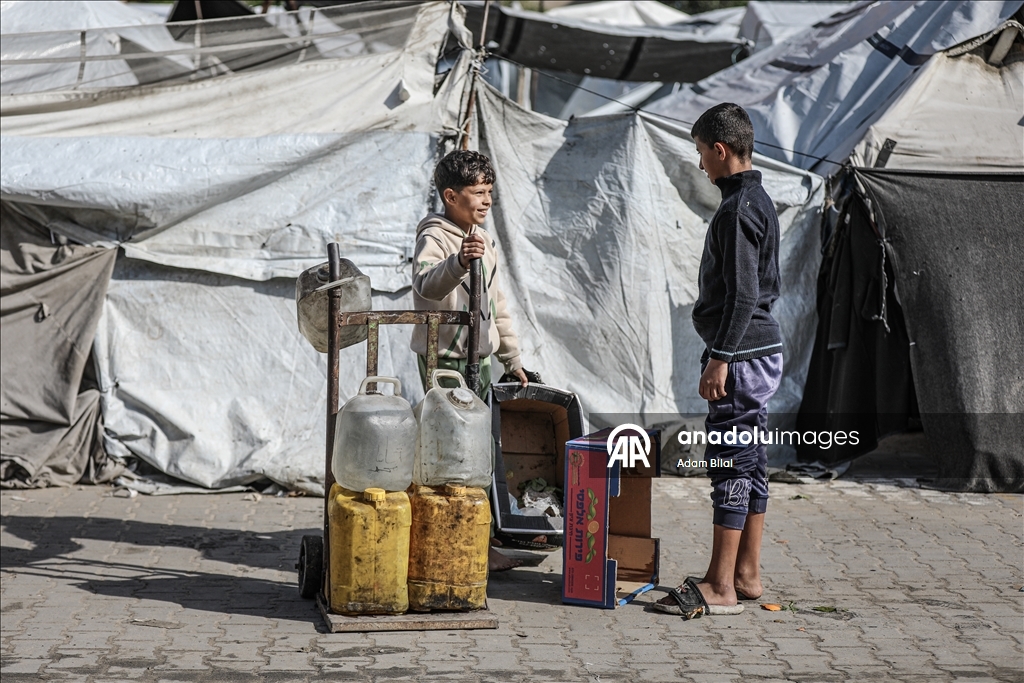 Gazze'de temiz su krizi devam ediyor