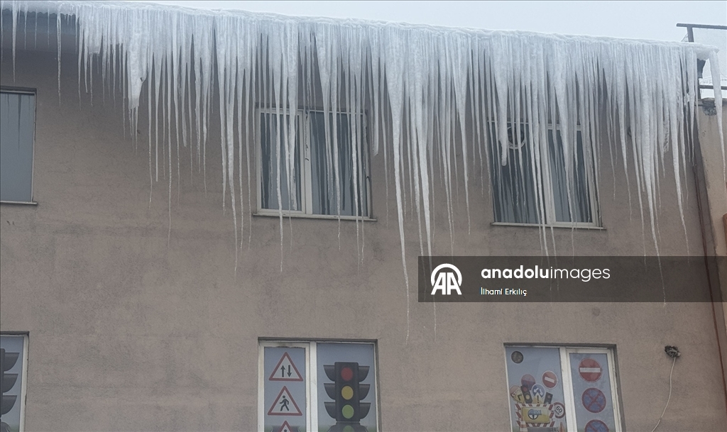 Erzurum'da kar yağışı ve soğuk hava etkisini sürdürüyor