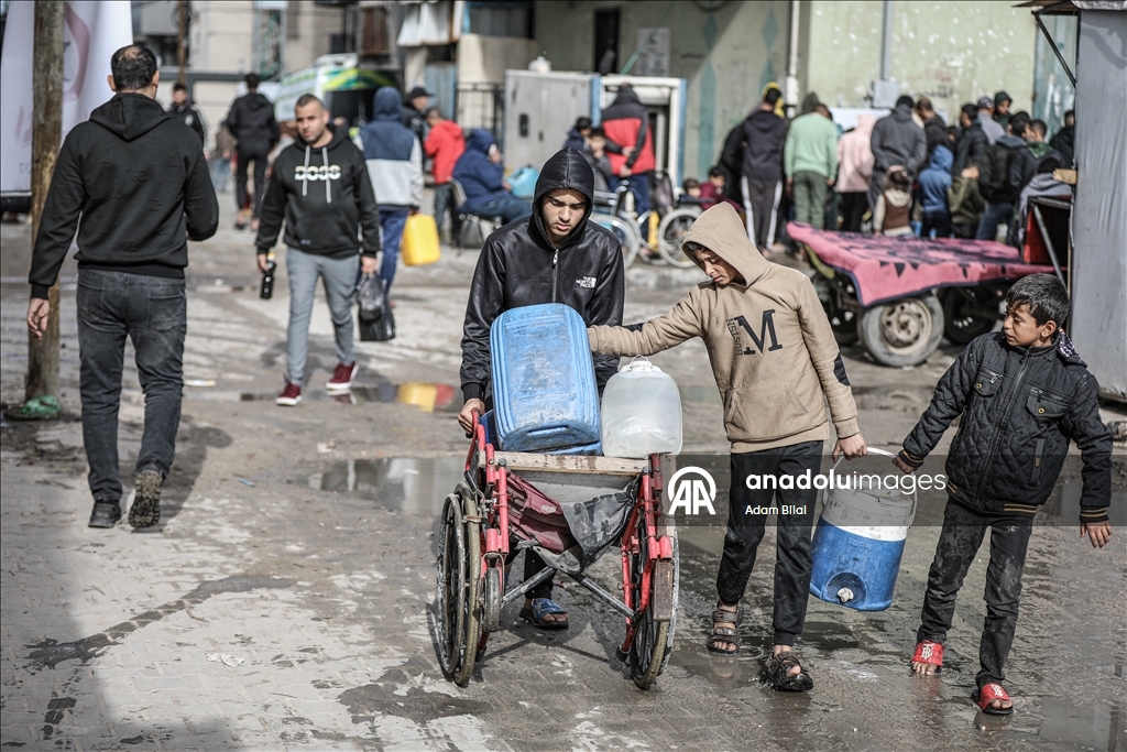 Gazze'de temiz su krizi devam ediyor