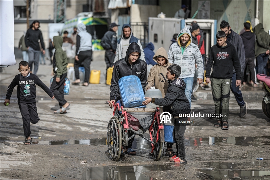 Gazze'de temiz su krizi devam ediyor