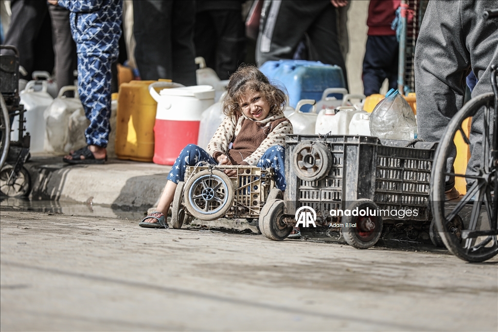 Gazze'de temiz su krizi devam ediyor