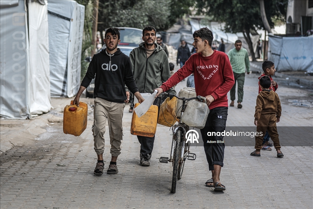 Gazze'de temiz su krizi devam ediyor