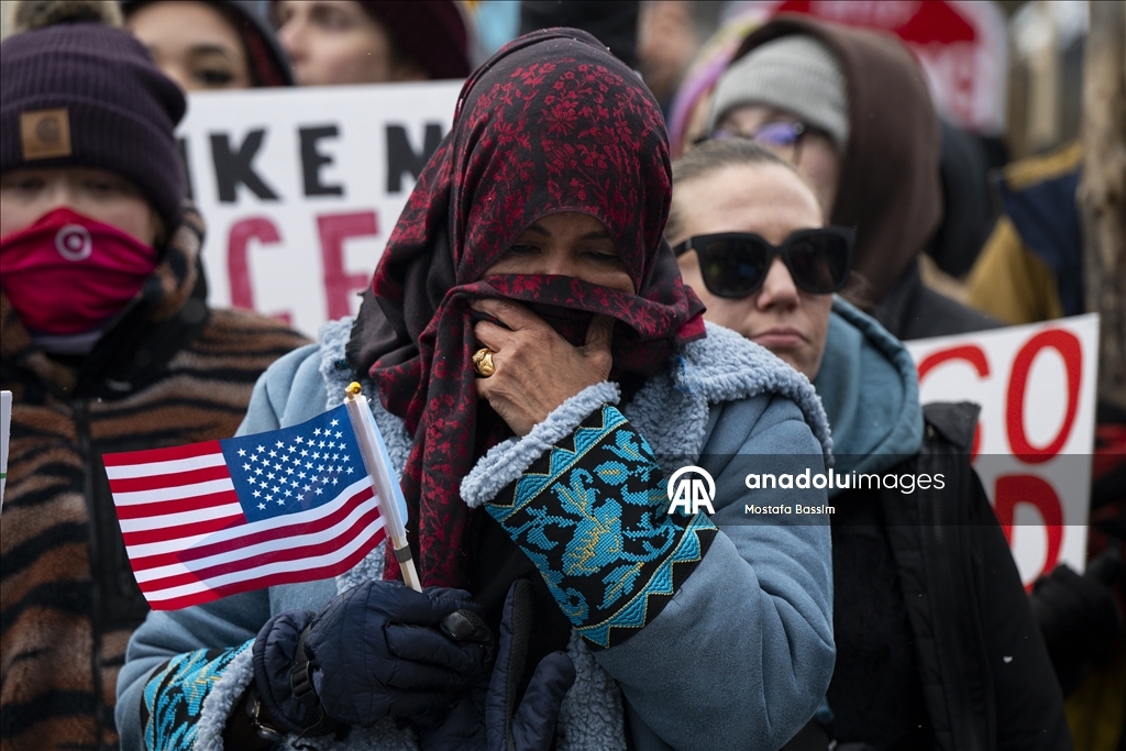 В городе Миннеаполис в США продолжаются протесты против ICE